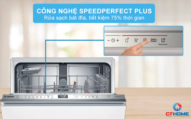 MÁY RỬA BÁT ÂM TỦ BOSCH SMV6YAX04E SERIE 6 SẤY ZEOLITH 12