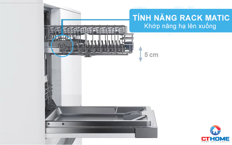 MÁY RỬA BÁT ÂM TỦ BOSCH SMV6YAX04E SERIE 6 SẤY ZEOLITH 15