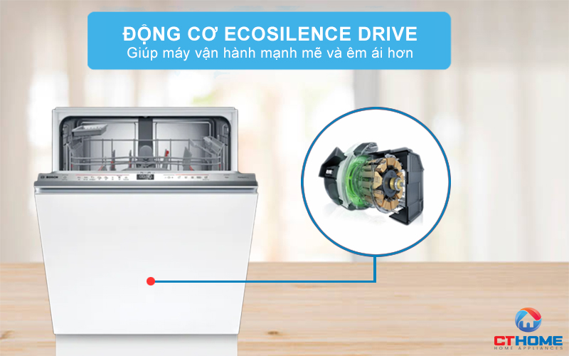 MÁY RỬA BÁT ÂM TỦ BOSCH SMV6YAX04E SERIE 6 SẤY ZEOLITH 17