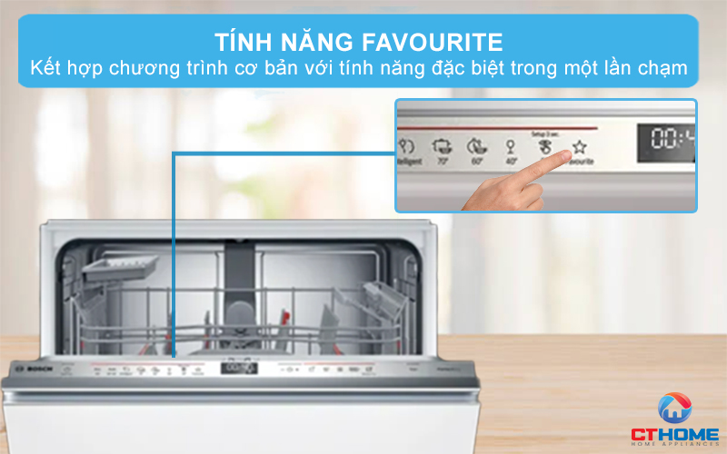 MÁY RỬA BÁT ÂM TỦ BOSCH SMV6YAX04E SERIE 6 SẤY ZEOLITH 6