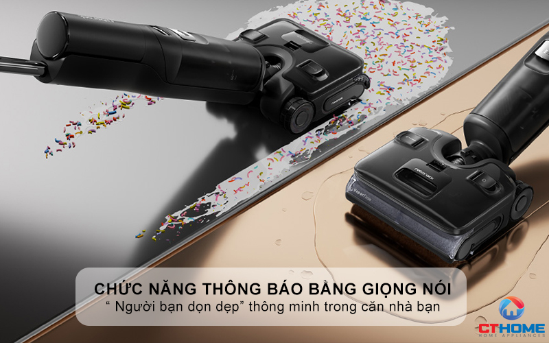 Chức năng thông báo bằng giọng nói - “ Người bạn dọn dẹp” thông minh trong căn nhà bạn 