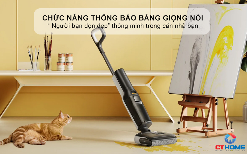 Chức năng thông báo bằng giọng nói - “ Người bạn dọn dẹp” thông minh trong căn nhà bạn 