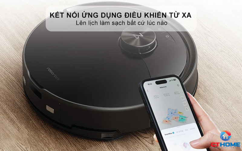 Kết nối ứng dụng điều khiển từ xa - Lên lịch làm sạch bất cứ lức nào