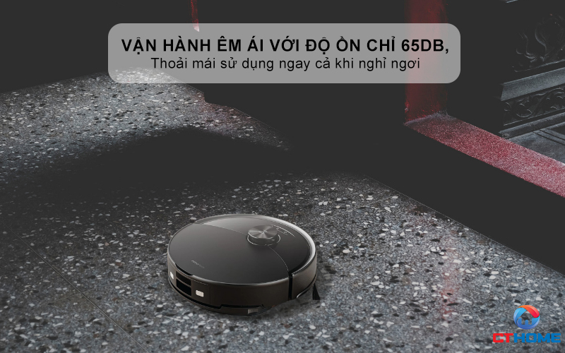 Vận hành êm ái với độ ồn chỉ 65dB, thoải mái sử dụng ngay cả khi nghỉ ngơi