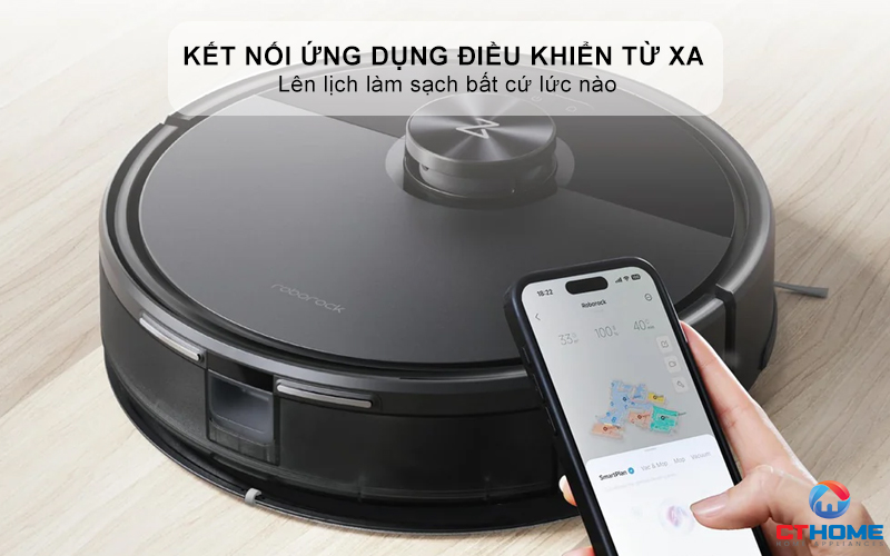 Kết nối ứng dụng điều khiển từ xa - Lên lịch làm sạch bất cứ lúc nào