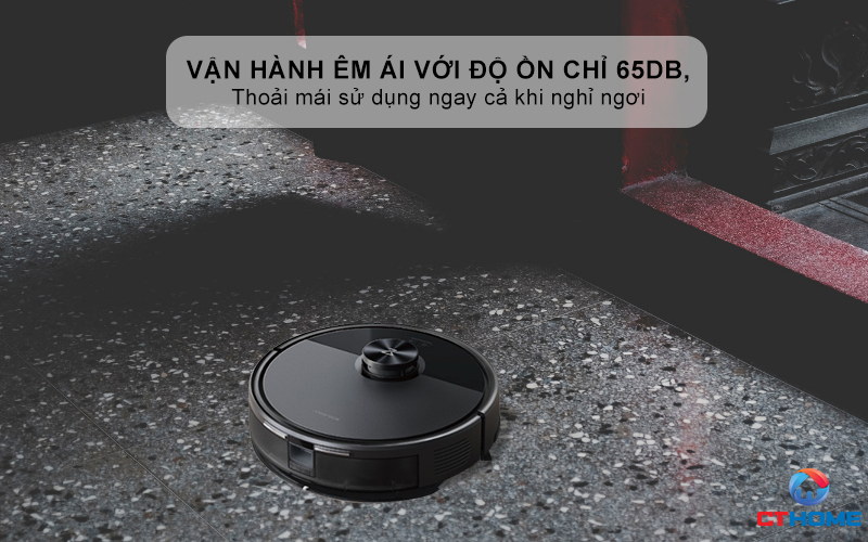 Vận hành êm ái với độ ồn chỉ 65dB, thoải mái sử dụng ngay cả khi nghỉ ngơi