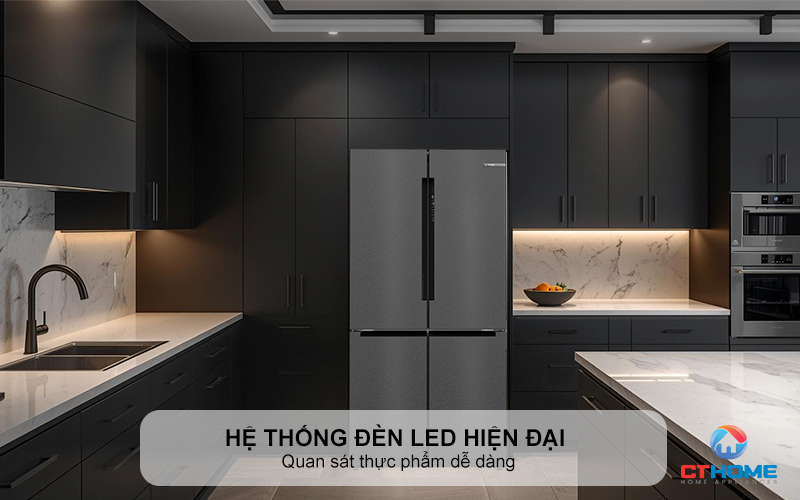 Hệ thống đèn LED hiện đại - Quan sát thực phẩm dễ dàng