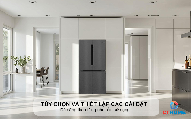 Tùy chọn và thiết lập các cài đặt dễ dàng theo từng nhu cầu sử dụng