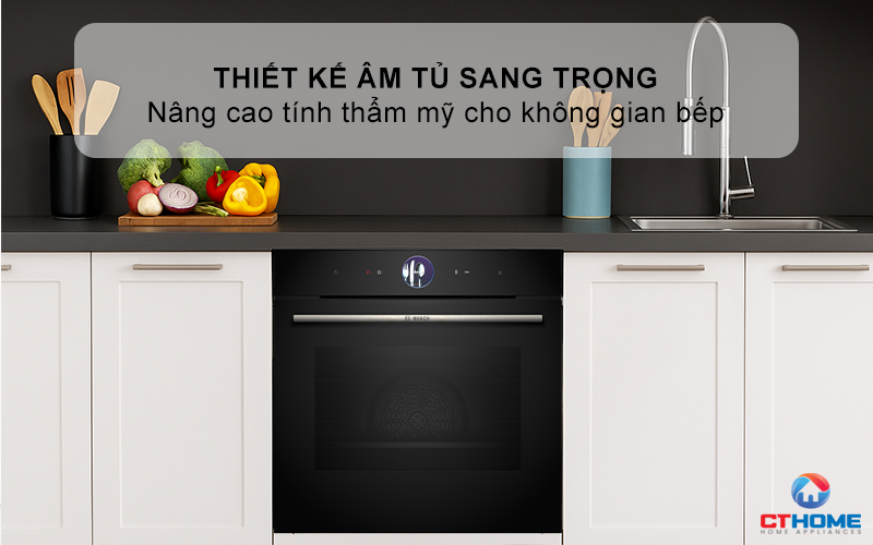 LÒ NƯỚNG TÍCH HỢP HƠI NƯỚC ÂM TỦ BOSCH HRG7361B1 SERIE 8 MÀU ĐEN 71 LÍT 1