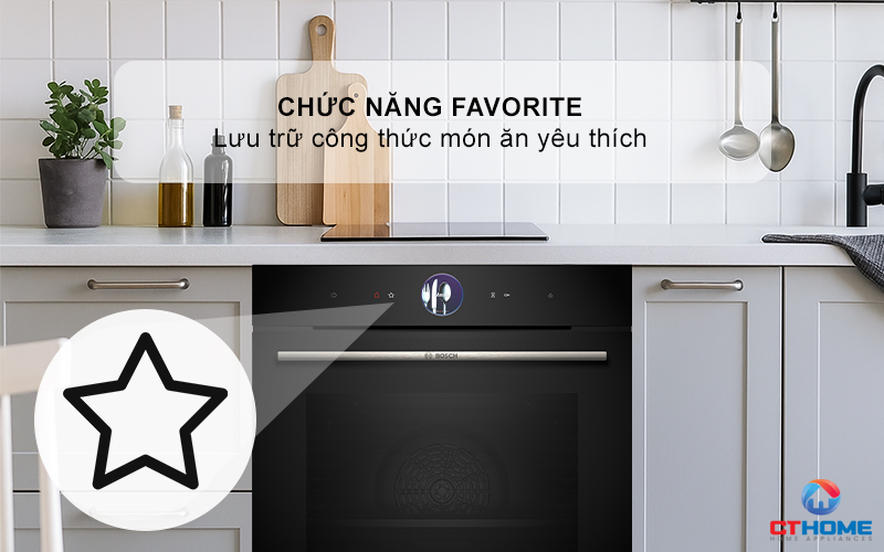 LÒ NƯỚNG TÍCH HỢP HƠI NƯỚC ÂM TỦ BOSCH HRG7361B1 SERIE 8 MÀU ĐEN 71 LÍT 10