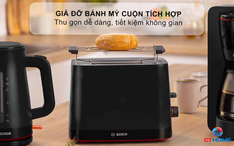 MÁY NƯỚNG BÁNH MÌ BOSCH TAT3M123 950W 5