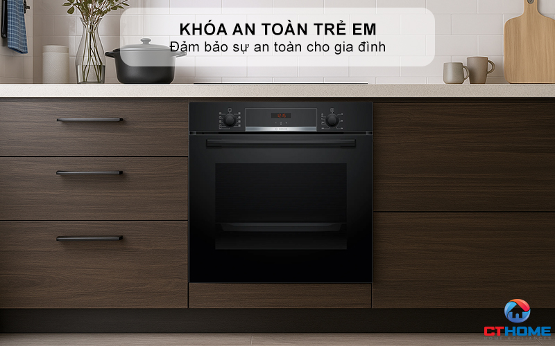 Chế độ an toàn khóa trẻ em, tự ngắt khi đủ nhiệt