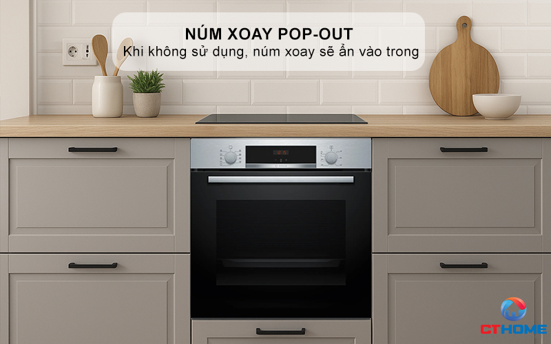 Núm xoay Pop-out thông minh dễ dàng chọn chương trình