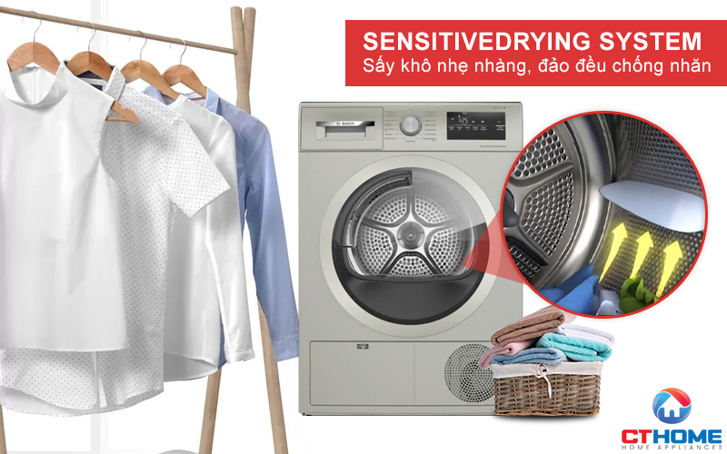 sấy khô nhẹ nhàng