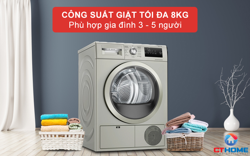 Công suất phù hợp với gia đình từ 3-5 người