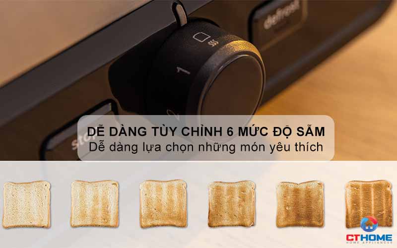 MÁY NƯỚNG BÁNH MÌ BOSCH TAT6M420 970W 3