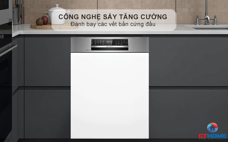 Công nghệ sấy tăng cường – Bát đĩa luôn khô ráo, sáng bóng