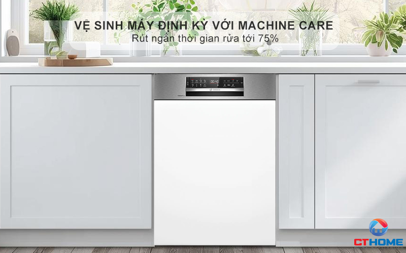 Vệ sinh máy định kỳ với tính năng Machine Care