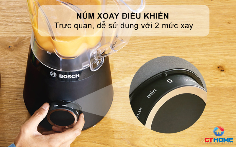 MÁY XAY SINH TỐ BOSCH MMB6141B VITAPOWER SERIES 4 1200W 4