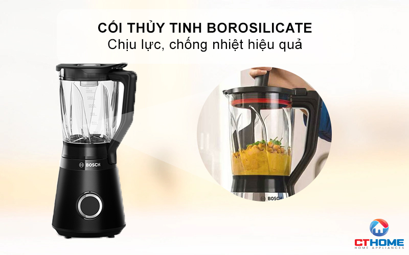 MÁY XAY SINH TỐ BOSCH MMB6176B VITAPOWER SERIES 4 1200W 3