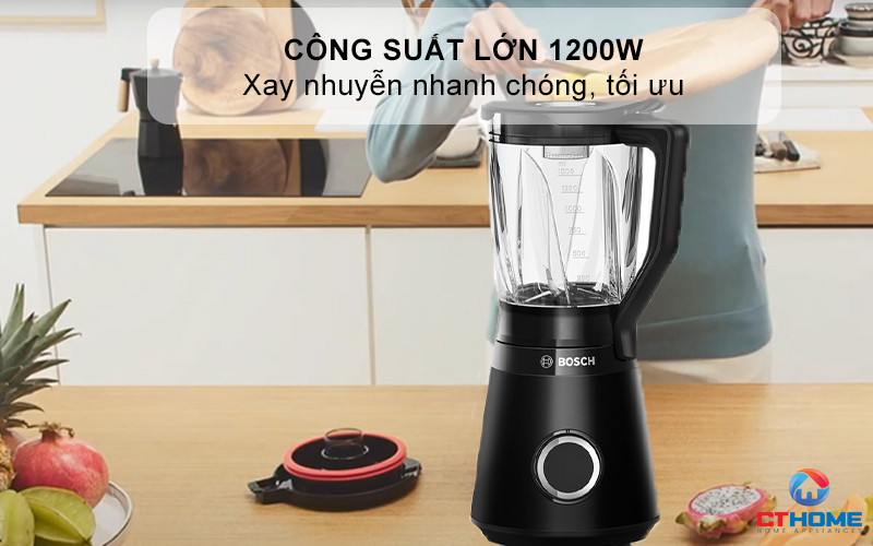 MÁY XAY SINH TỐ BOSCH MMB6176B VITAPOWER SERIES 4 1200W 2