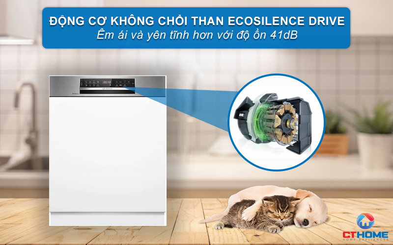 Động cơ EcoSilence Drive cho khả năng vận hành mạnh mẽ và êm ái