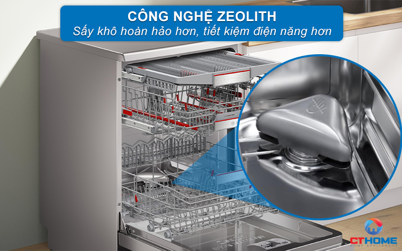 Công nghệ sấy khô hoàn hảo với PerfectDry with Zeolith