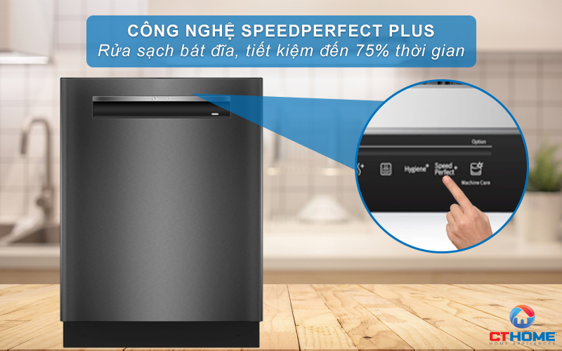 Tiết kiệm đến 75% thời gian với tính năng Speed Perfect plus