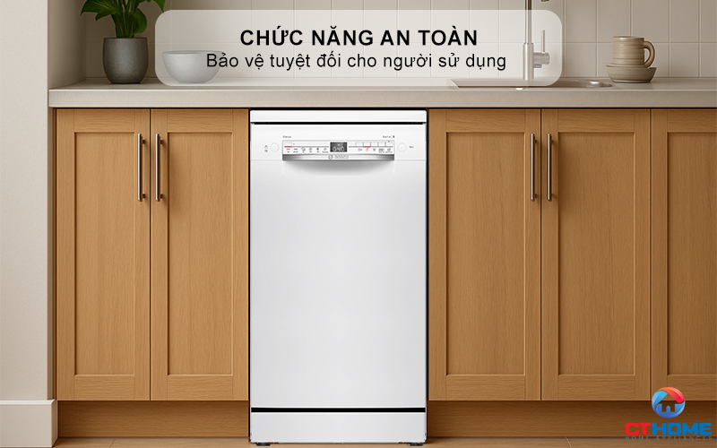 Chức năng an toàn bảo vệ tuyệt đối cho người sử dụng 