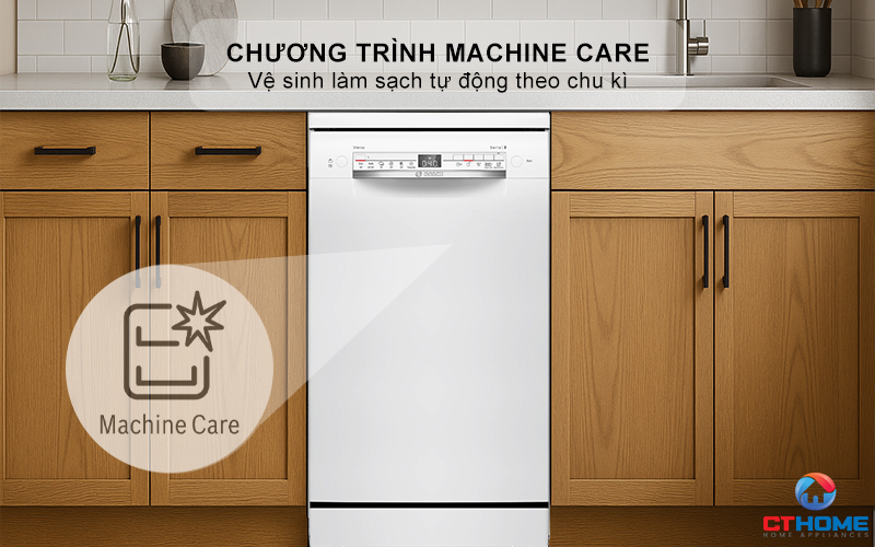 Làm sạch và nâng cao tuổi thọ của máy với chức năng “Machine Care”