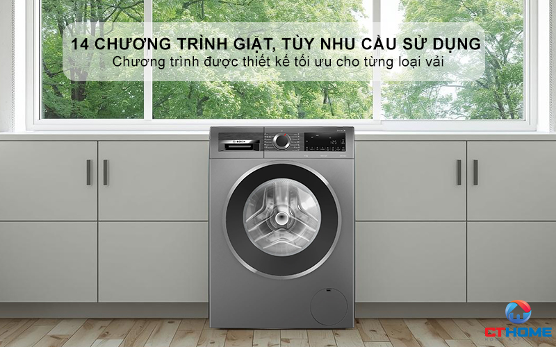 14 Chương trình giặt, tùy nhu cầu sử dụng