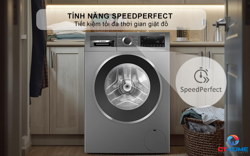 Tính năng SpeedPerfect - Tiết kiệm tối đa thời gian giặt đồ