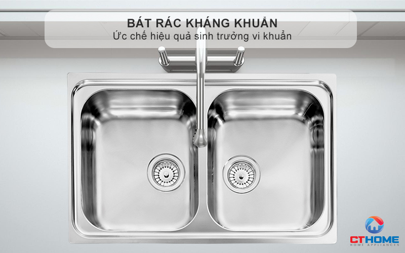 Bát rác kháng khuẩn, ức chế hiệu quả sinh trưởng vi khuẩn