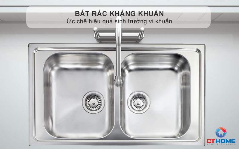 Bát rác kháng khuẩn, ức chế hiệu quả sinh trưởng vi khuẩn