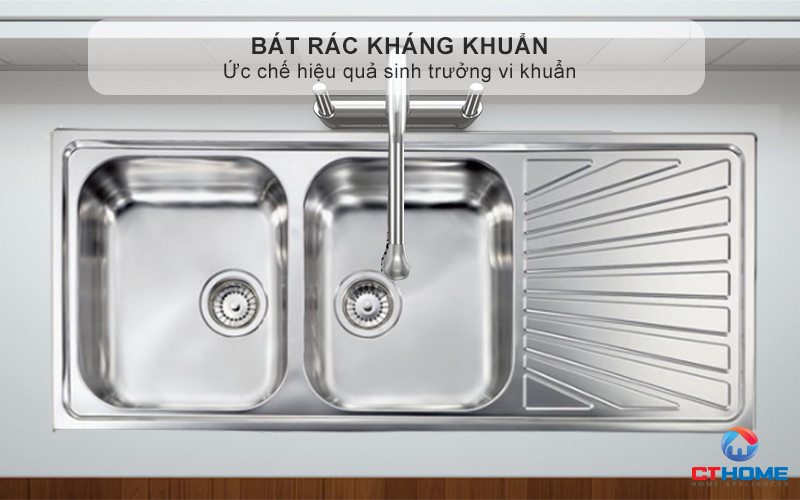Bát rác kháng khuẩn, ức chế hiệu quả sinh trưởng vi khuẩn