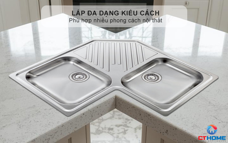 Lắp  đa dạng kiểu cách, nhiều phong cách nội thất