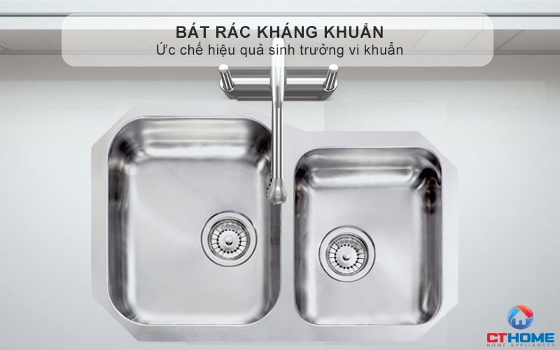 Bát rác kháng khuẩn, ức chế hiệu quả sinh trưởng vi khuẩn
