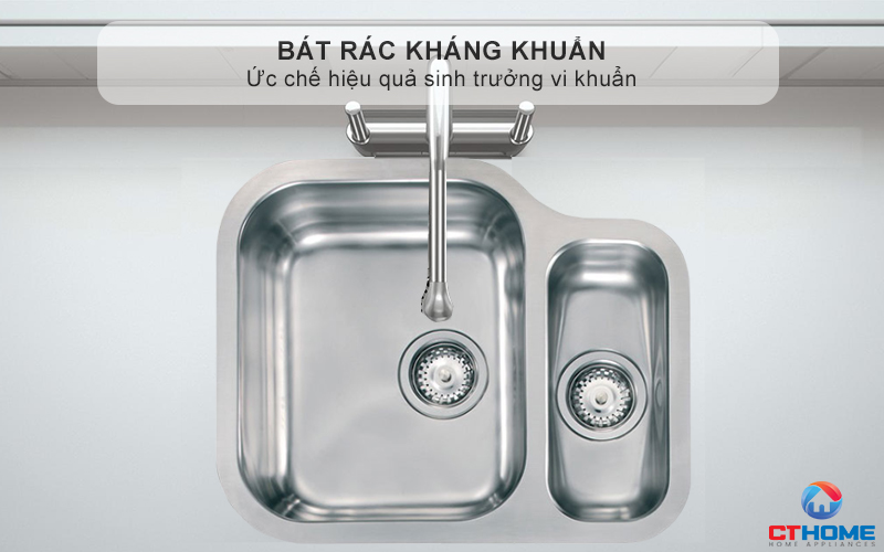 Bát rác kháng khuẩn, ức chế hiệu quả sinh trưởng vi khuẩn