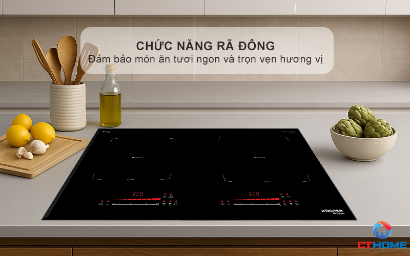 BẾP TỪ 2 VÙNG NẤU KOCHER DI-336PRO MÀU ĐEN DI336PRO 4