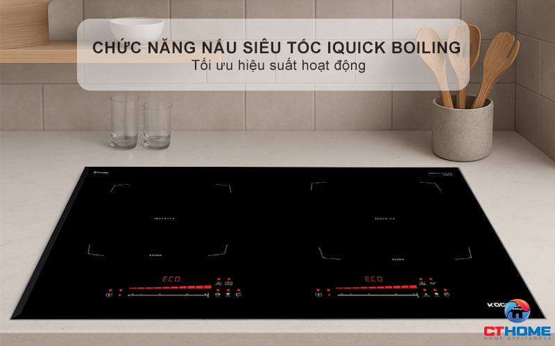 BẾP TỪ 2 VÙNG NẤU KOCHER DI-336PRO MÀU ĐEN DI336PRO 7