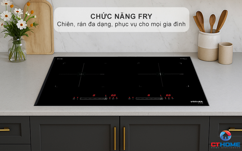 BẾP TỪ 2 VÙNG NẤU KOCHER DI-688SE MÀU ĐEN DI688SE 9