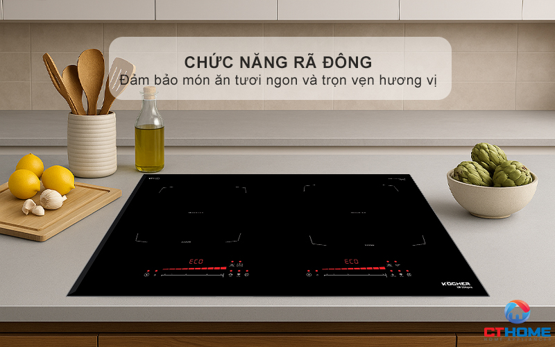 BẾP TỪ 2 VÙNG NẤU KOCHER DI-688SE MÀU ĐEN DI688SE 4