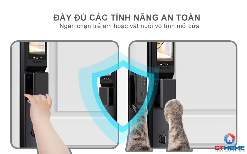 KHOÁ CỬA THÔNG MINH AVOLOCK AL 76TFV CẢM BIẾN VÂN TAY, KHUÔN MẶT AL76TFV 9