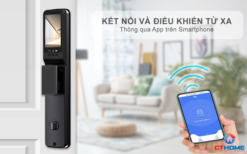 KHOÁ CỬA THÔNG MINH AVOLOCK AL 76TFV CẢM BIẾN VÂN TAY, KHUÔN MẶT AL76TFV 8