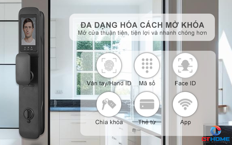 KHOÁ CỬA THÔNG MINH AVOLOCK AL 80FRVT CẢM BIẾN VÂN TAY, KHUÔN MẶT AL80FRVT 11