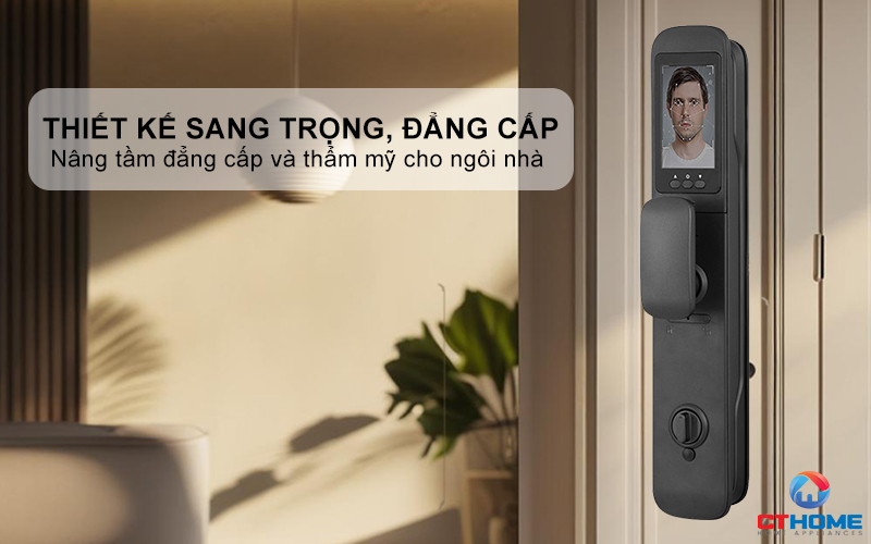 KHOÁ CỬA THÔNG MINH AVOLOCK AL 80FRVT CẢM BIẾN VÂN TAY, KHUÔN MẶT AL80FRVT 1
