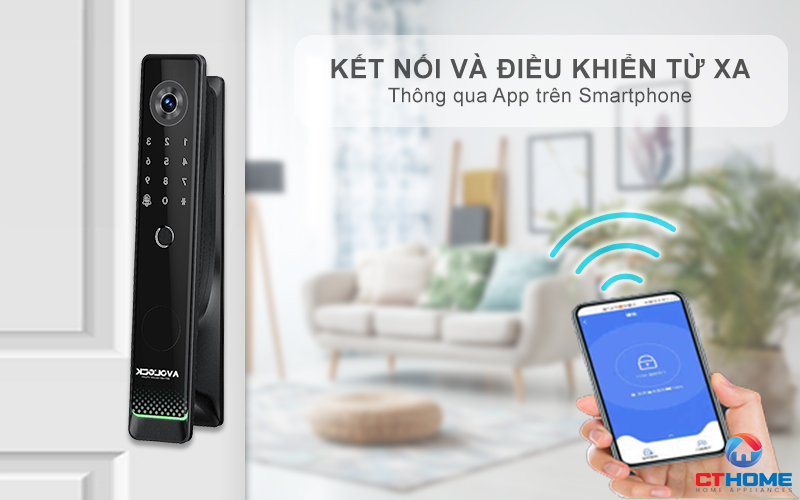 KHOÁ CỬA THÔNG MINH AVOLOCK AL 81FRVT CẢM BIẾN VÂN TAY, KHUÔN MẶT AL81FRVT 7
