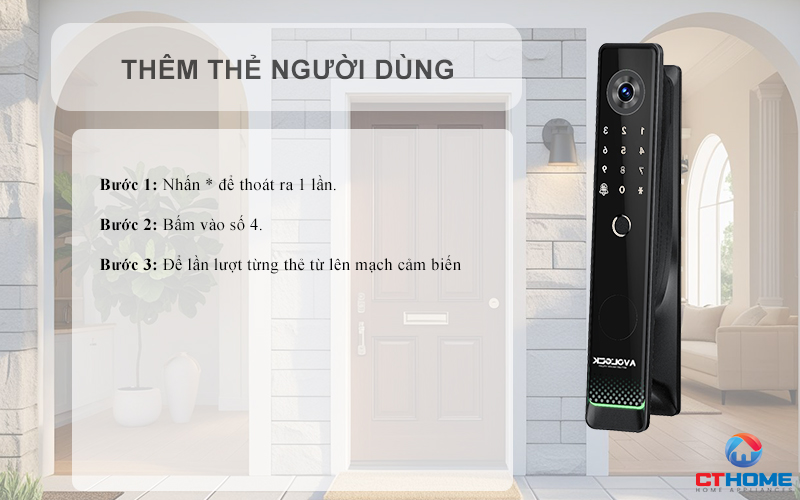 KHOÁ CỬA THÔNG MINH AVOLOCK AL 81FRVT CẢM BIẾN VÂN TAY, KHUÔN MẶT AL81FRVT 5