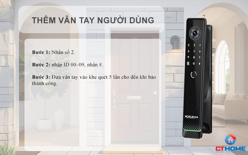 KHOÁ CỬA THÔNG MINH AVOLOCK AL 81FRVT CẢM BIẾN VÂN TAY, KHUÔN MẶT AL81FRVT 6