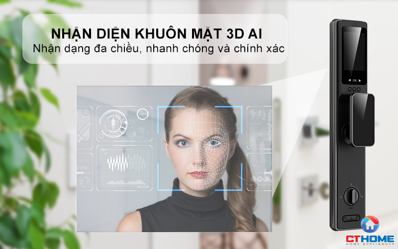 KHOÁ CỬA THÔNG MINH AVOLOCK AL 82FRVT CẢM BIẾN VÂN TAY, KHUÔN MẶT MÀU ĐEN AL82FRVT 2